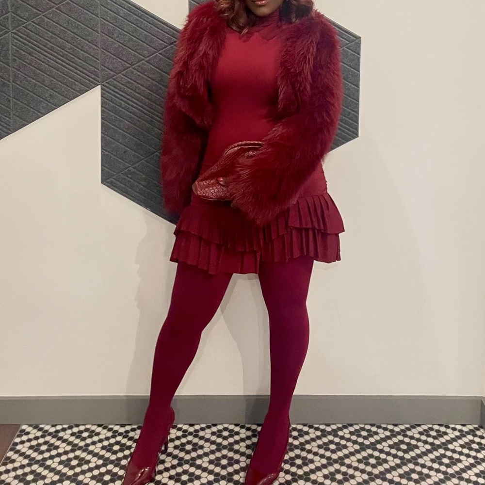 Elegant Red Women's Dress